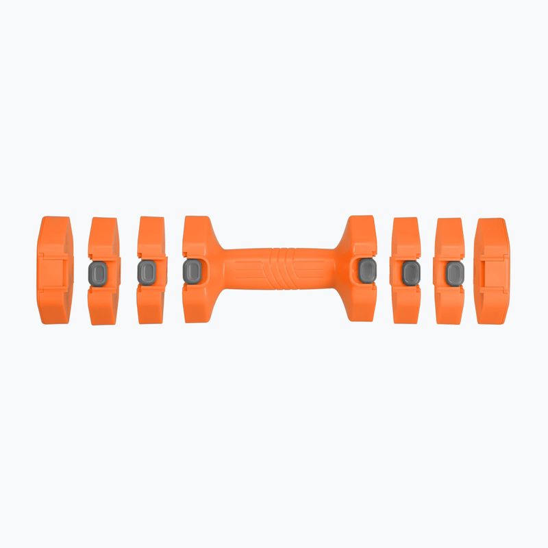 Регулируеми дъмбели HMS HL03 2 x 2,5 kg orange 3