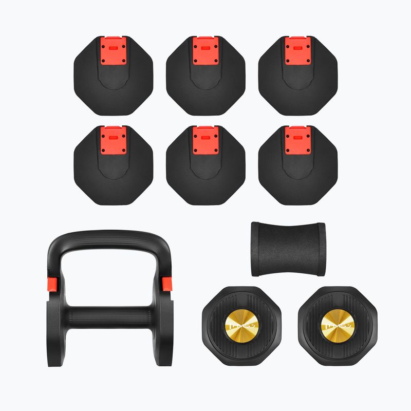 Регулируем дъмбел HMS HL05 3в1 11,34 kg black/red 3