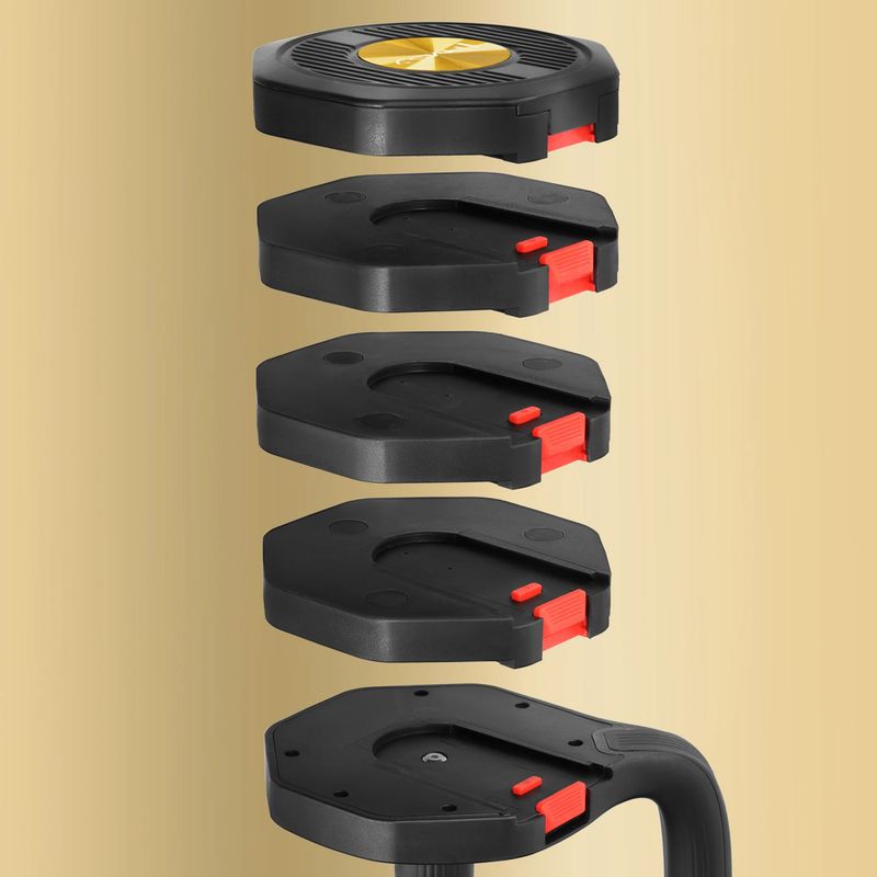 Регулируем дъмбел HMS HL05 3в1 11,34 kg black/red 7