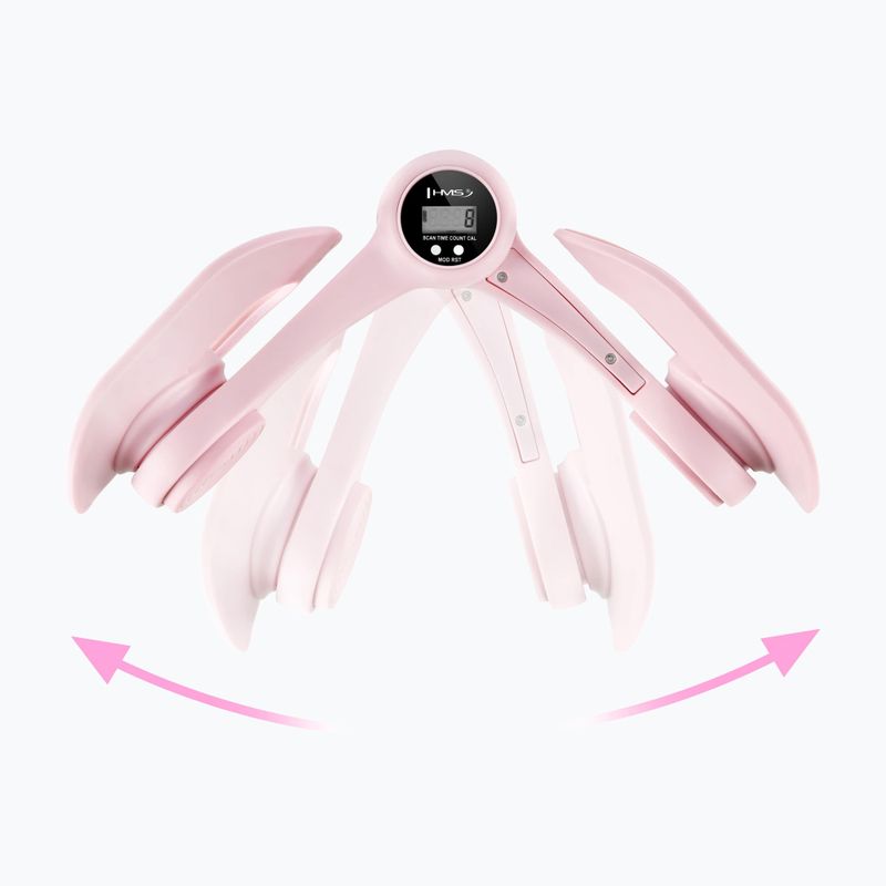 Щипка за упражнения HMS TM02 с брояч TPE pink 4