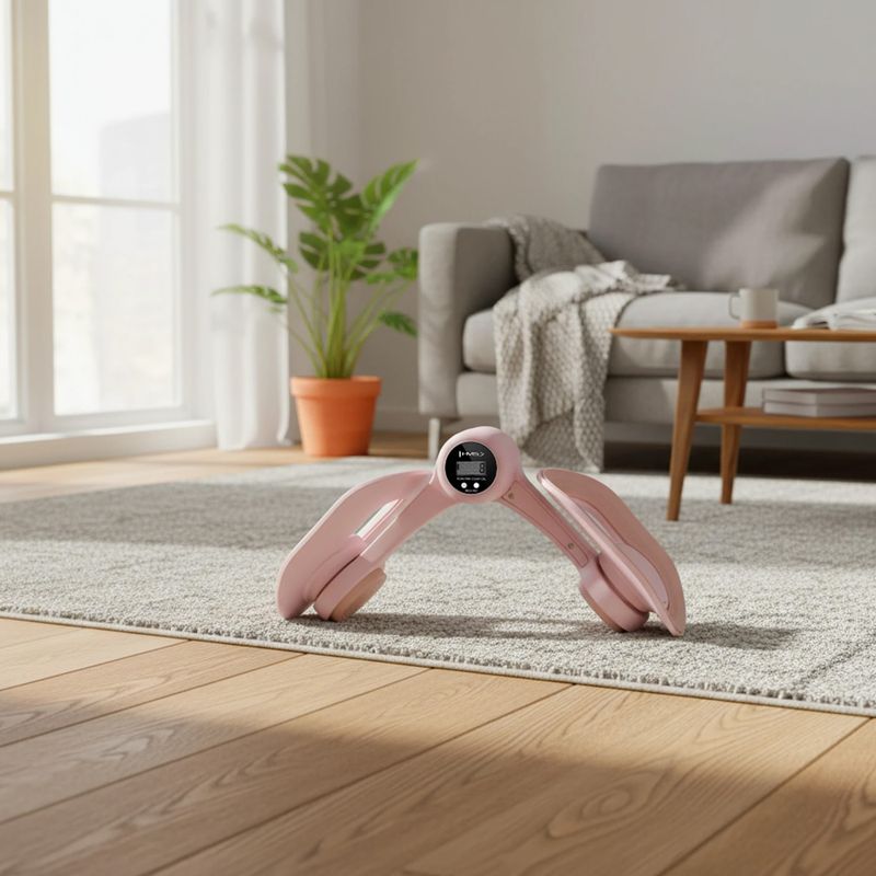 Щипка за упражнения HMS TM02 с брояч TPE pink 8