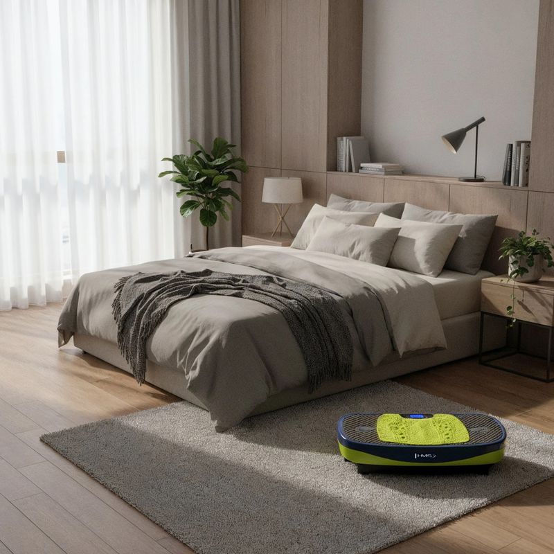 Вибрационна платформа HMS SVP11 dark blue/lime 10