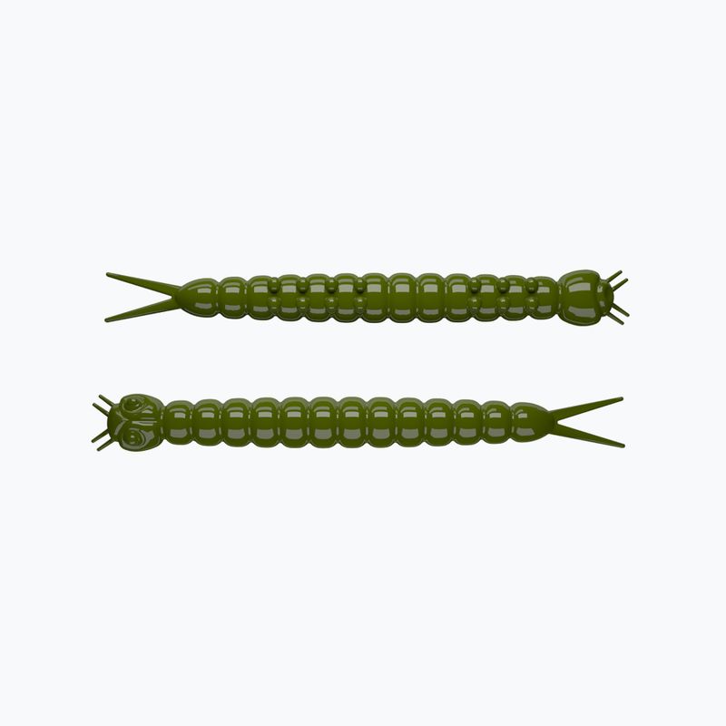 Libra Lures Slight Worm Krill гумена примамка 15 бр. Маслина SLIGHTWORMK38