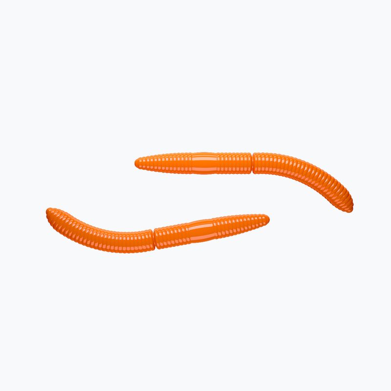 Libra Lures Fatty D'Worm Cheese 8 бр. Горещо оранжево FATTYDWORMK75