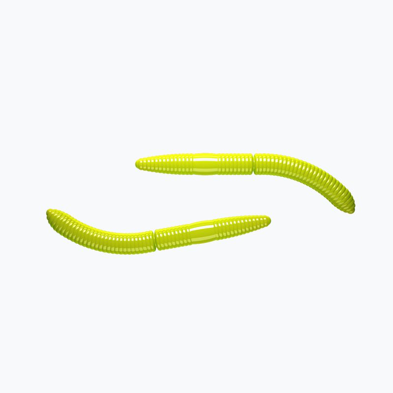 Libra Lures Fatty D'Worm Cheese 8 бр. Зелена ябълка FATTYDWORMK75