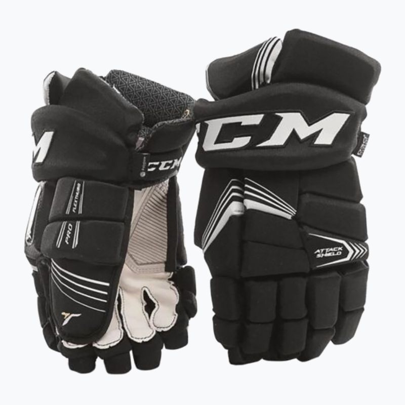 CCM Super Tacks SR хокейни ръкавици черни