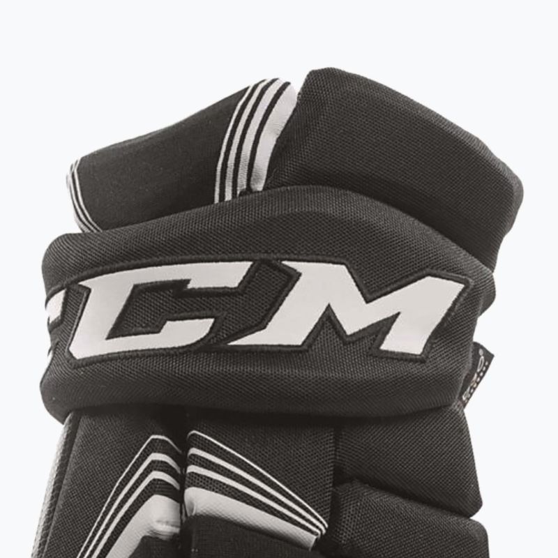 CCM Super Tacks SR хокейни ръкавици черни 4