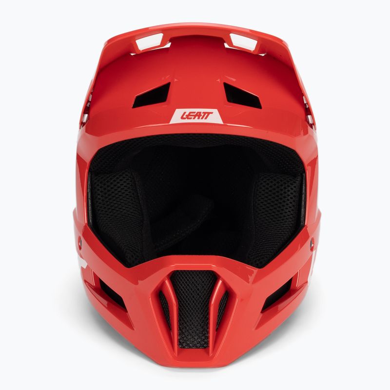 Детска велосипедна каска Leatt MTB Gravity 1.0 Jr V23 червена 2