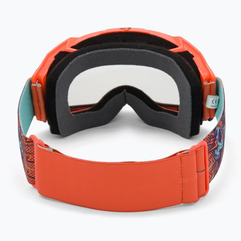 Оранжеви/прозрачни очила за колоездене Leatt Velocity 4.5 3