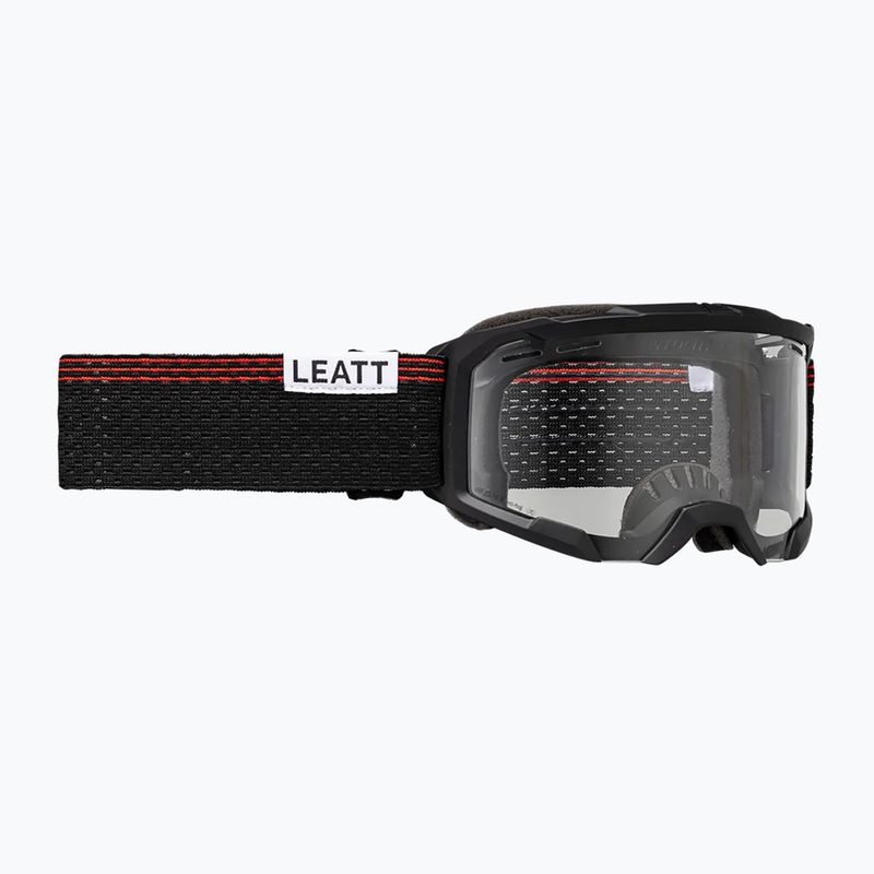Очила за колоездене Leatt Velocity 4.0 MTB X-Flow черни/прозрачни