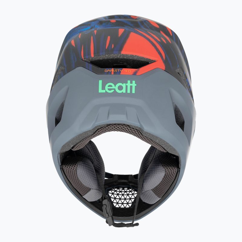 Leatt MTB Gravity 4.0 V24 каска за велосипед в джунглата 5
