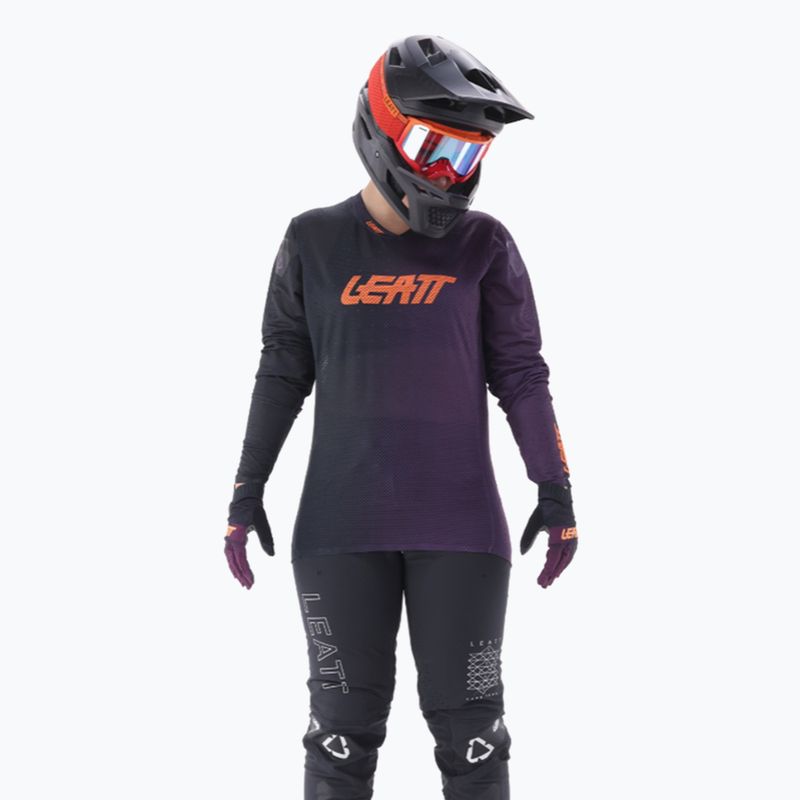 Дамски велосипед Leatt MTB Gravity 4.0 с дълъг ръкав, лилав