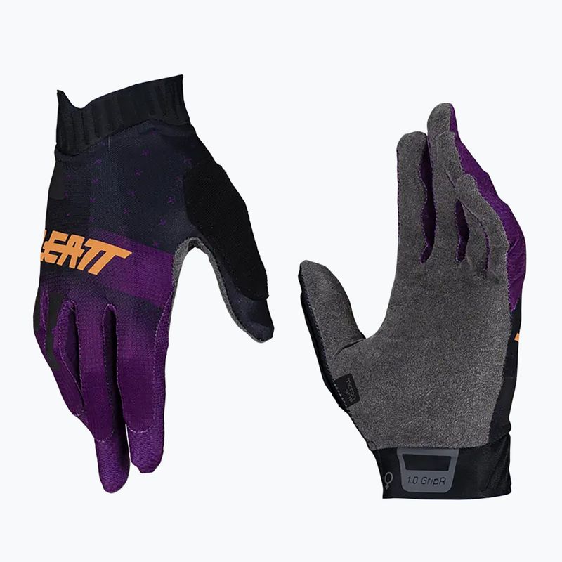 Дамски ръкавици за колоездене Leatt MTB 1.0 GripR лилави
