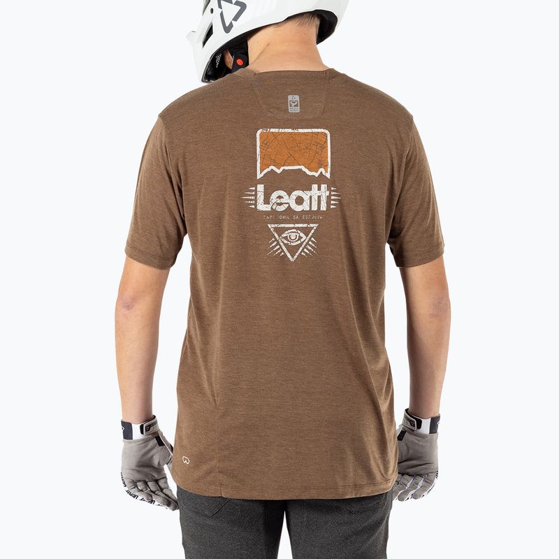 Мъжка тениска за колоездене Leatt MTB Gravity 1.0 loam 3