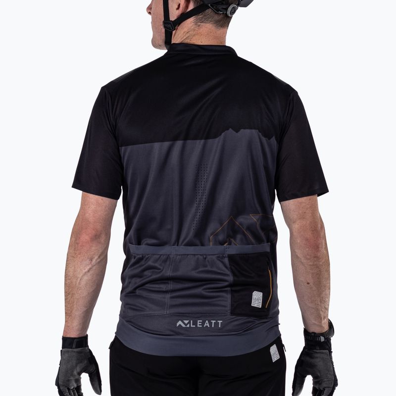 Мъжка тениска за колоездене Leatt MTB Trail 3.0 W black 3