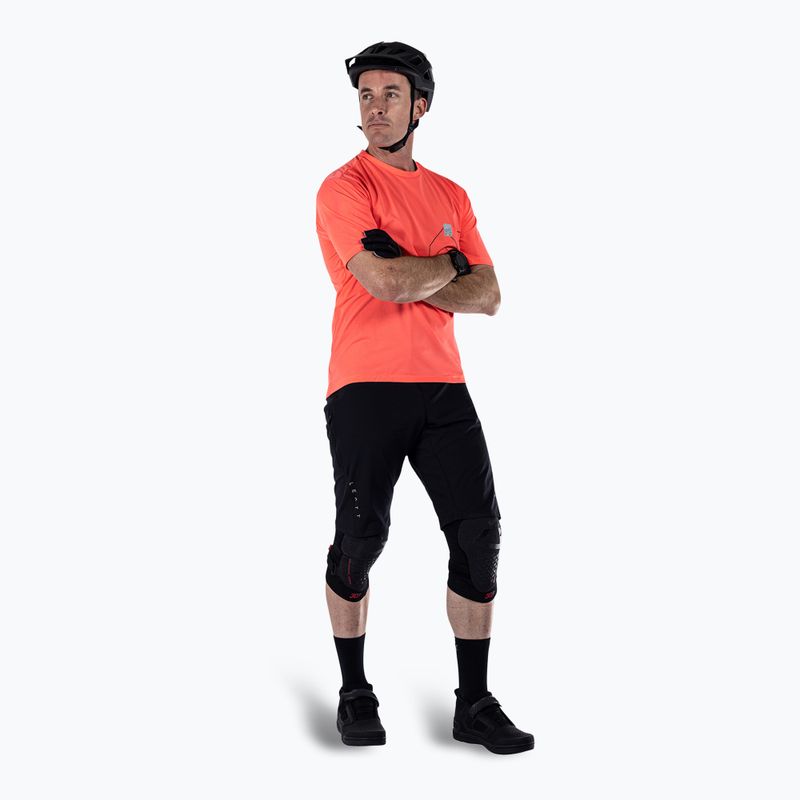 Мъжка тениска за колоездене Leatt MTB Trail 1.0 X-Flow neon 2