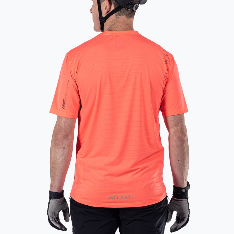 Мъжка тениска за колоездене Leatt MTB Trail 1.0 X-Flow neon 3