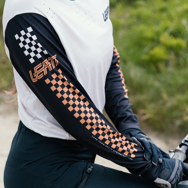 Дамска блуза с дълъг ръкав за колоездене Leatt MTB Enduro 4.0 W cream 14