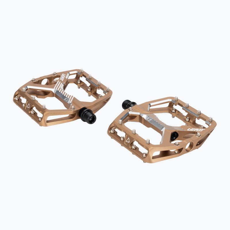 Велосипедни педали Leatt AllMnt 6.0 Flat frost bronze