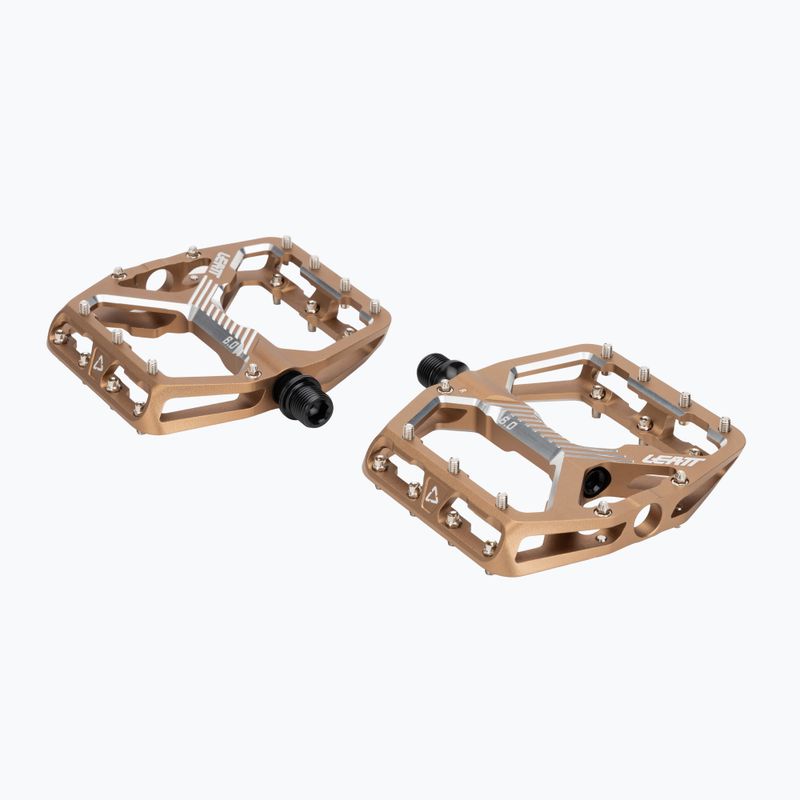Велосипедни педали Leatt AllMnt 6.0 Flat frost bronze 2