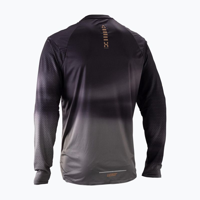 Мъжка блуза с дълъг ръкав за колоездене Leatt MTB Trail 3.0 ghost black 2