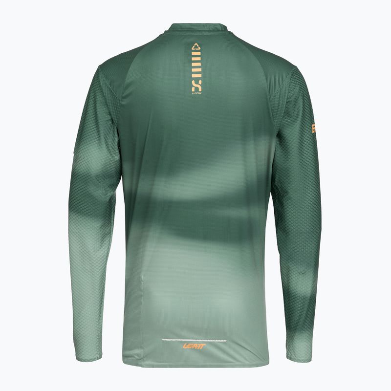 Мъжка блуза с дълъг ръкав за колоездене Leatt MTB Trail 3.0 smaragd green 2