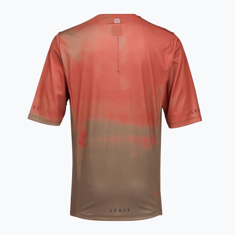 Мъжка тениска за колоездене Leatt MTB Gravity 4.0 dusty red 2