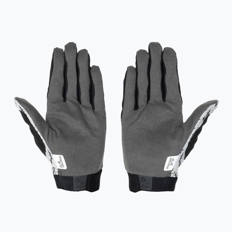 Мъжки велосипедни ръкавици Leatt MTB 1.0 GripR trails white 3