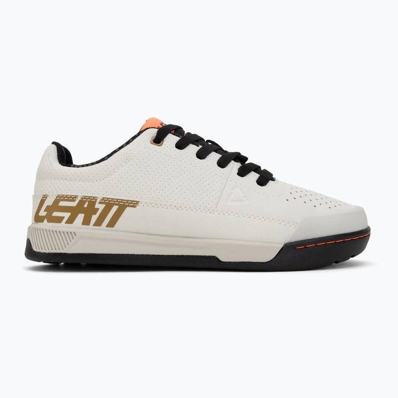 Дамски велосипедни обувки с платформа Leatt Flat 2.0 W cream white 2