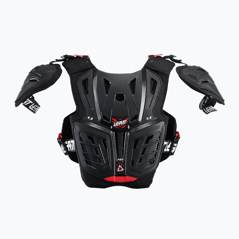 Детски протектор за гърди Leatt 4.5 Pro черен/червен 5017120130 8
