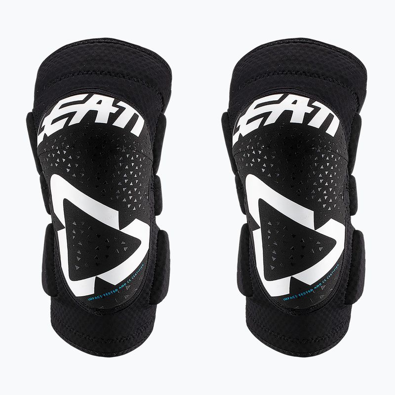 Детски велосипедни протектори за колене Leatt 3DF 5.0 Mini white/black