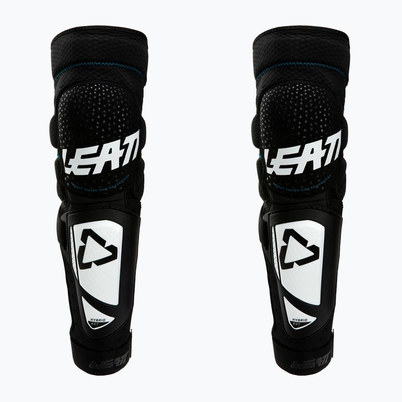 Наколенки Leatt 3DF Hybrid EXT черно-бели 5019400740