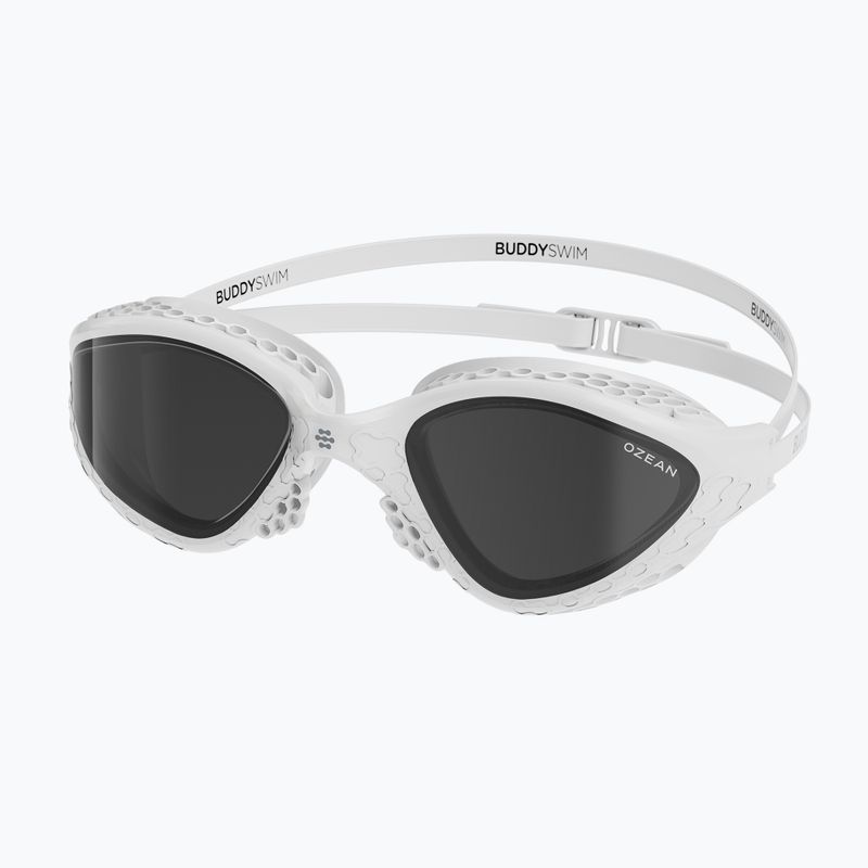 Очила за плуване BuddySwim Ozean white / smoke