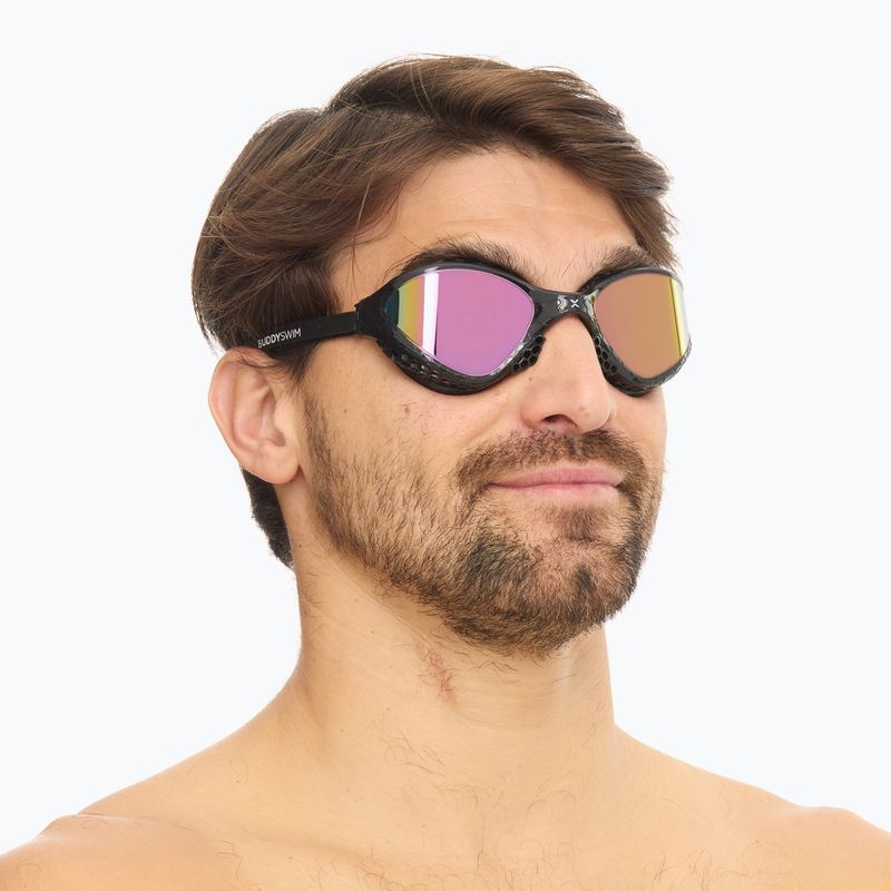 Очила за плуване BuddySwim OzeanX Mirror black / iridium 3