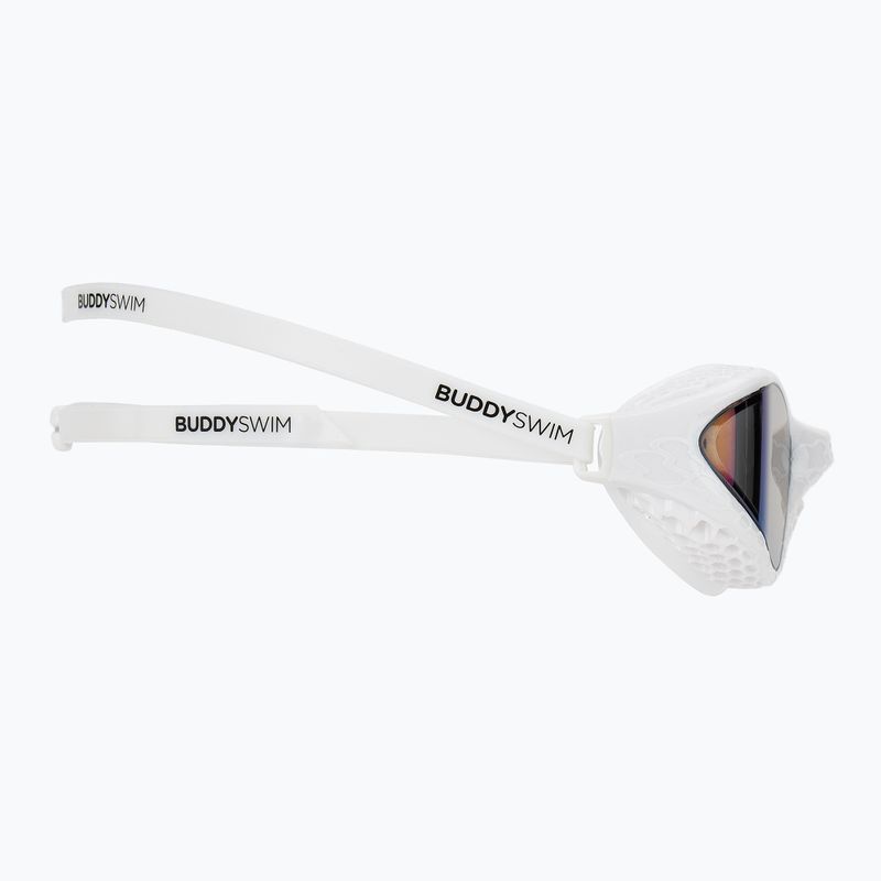 Огледални очила за плуване BuddySwim OzeanX Mirror white / blue 3