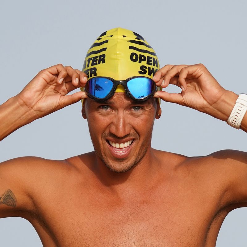 BuddySwim OWS Силиконова шапка за плуване жълта 2