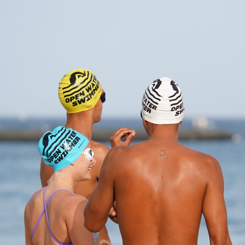 BuddySwim OWS Силиконова шапка за плуване жълта 3