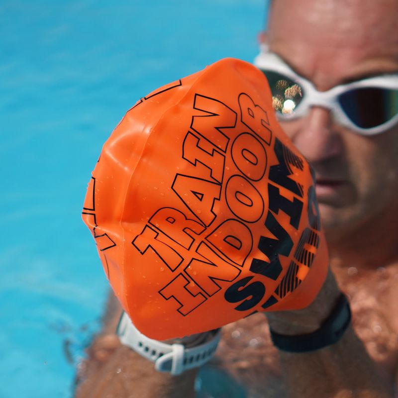 BuddySwim TSO Силиконова оранжева шапка за плуване 2