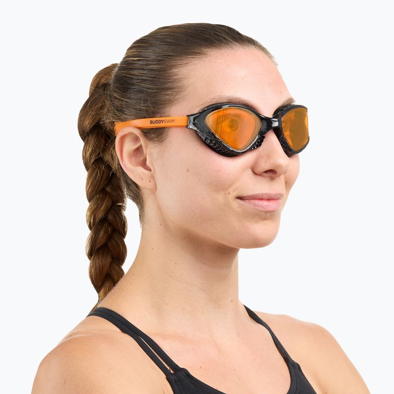 Очила за плуване BuddySwim Ozean black/orange/orange 3