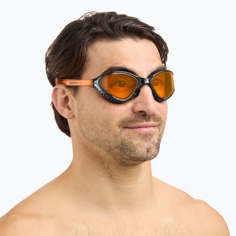 Очила за плуване BuddySwim Ozean black/orange/orange 4