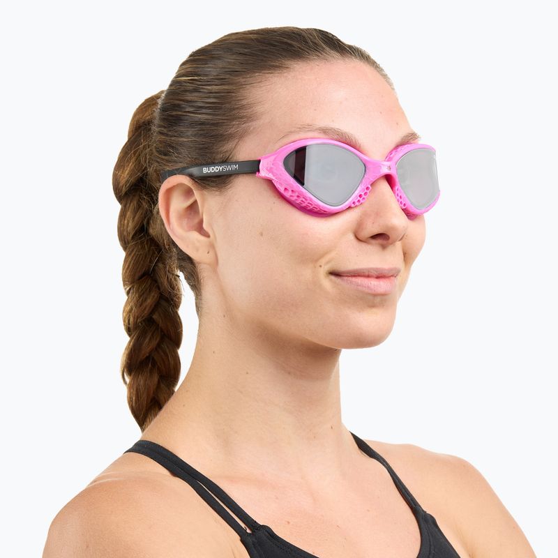 Очила за плуване BuddySwim Ozean pink/black/smoke 4