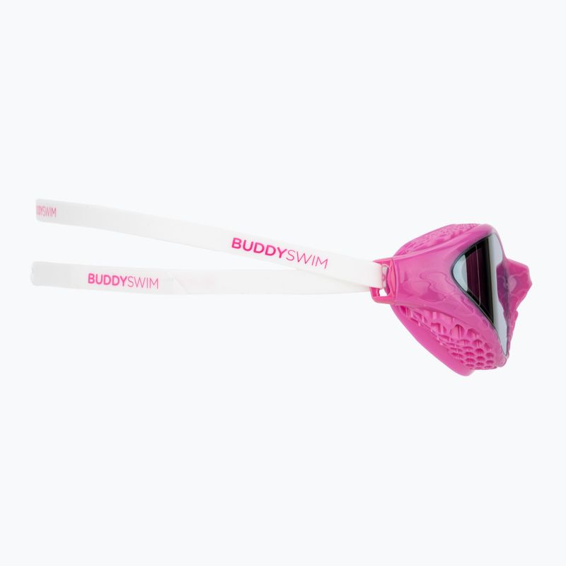 Очила за плуване BuddySwim OzeanX Mirror pink/white/iridium 3
