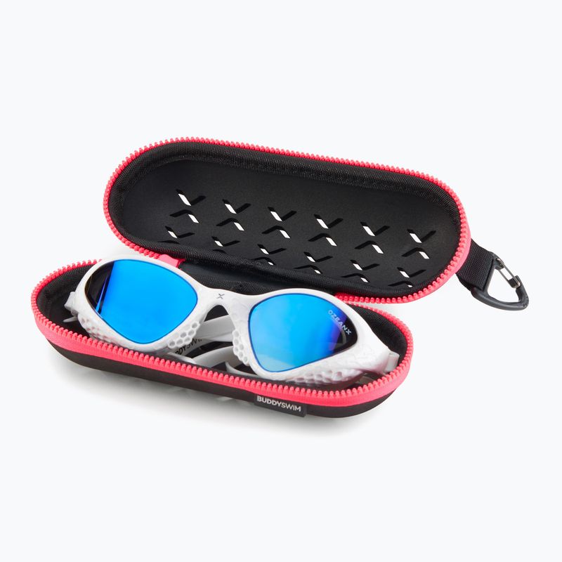 Калъф за плувни очила BuddySwim EVA Goggle Case black/pink 2