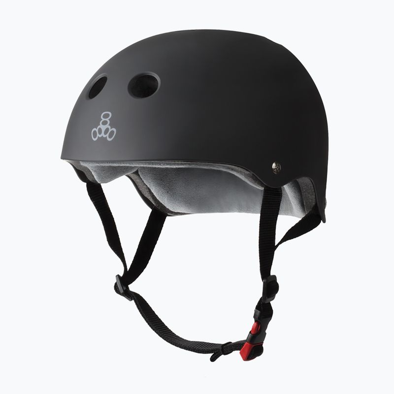 Triple Eight Сертифицираната каска Sweatsaver черна матова