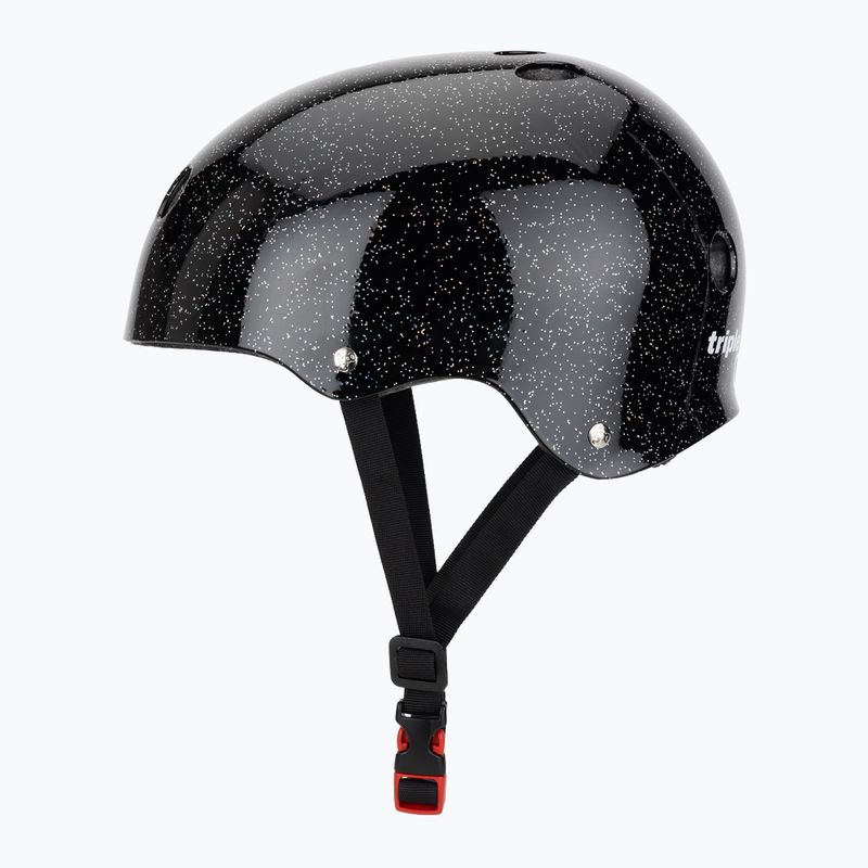Triple Eight Сертифицираната каска Sweatsaver с черен блясък 3