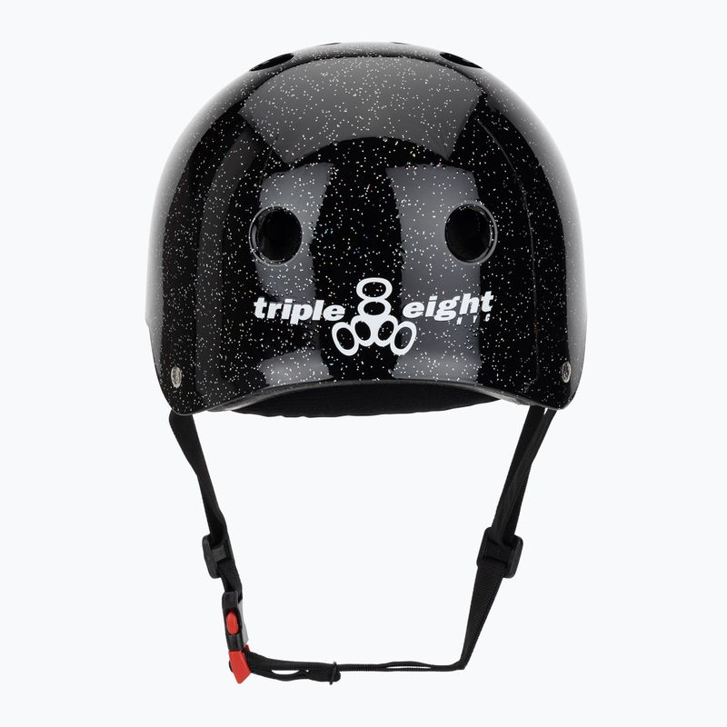 Triple Eight Сертифицираната каска Sweatsaver с черен блясък 4