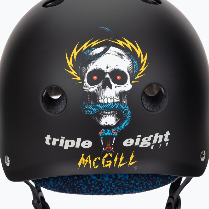 Каска Triple Eight Deep Cover Mike Mcgill black mcgill 7