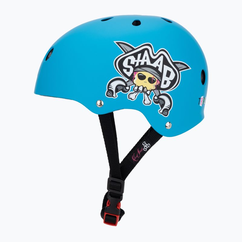 Детска каска Triple Eight Youth Lil 8 Staab neon blue 3