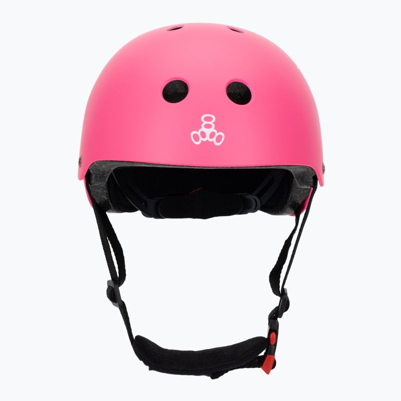 Детска каска Triple Eight Youth Lil 8 Staab neon pink 2