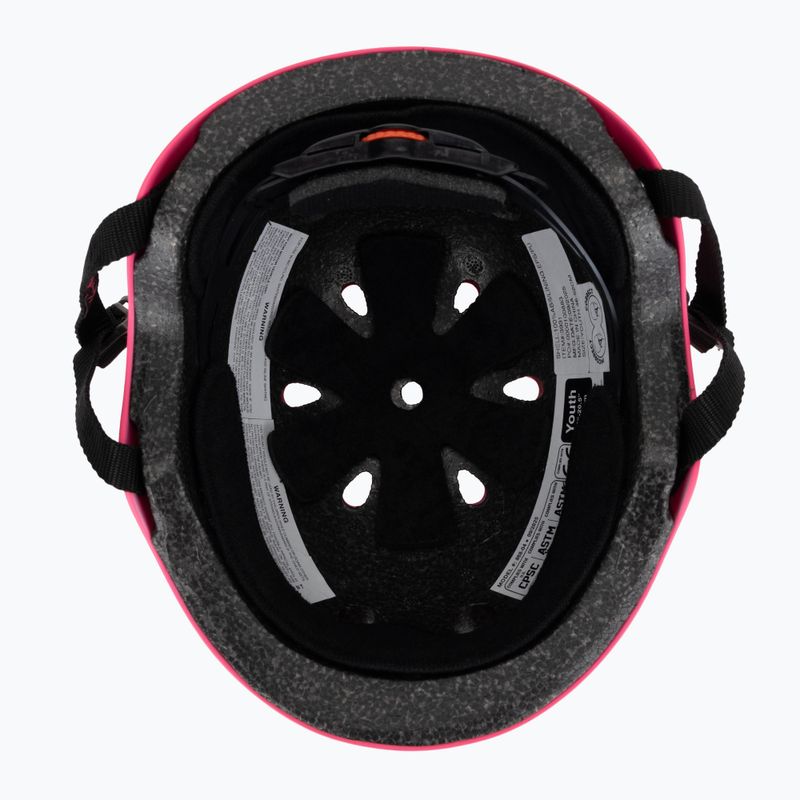 Детска каска Triple Eight Youth Lil 8 Staab neon pink 5